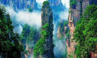 张家界旅游景点全景图